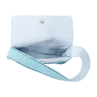 SOL and MER Beaded Baguette Shoulder Bag