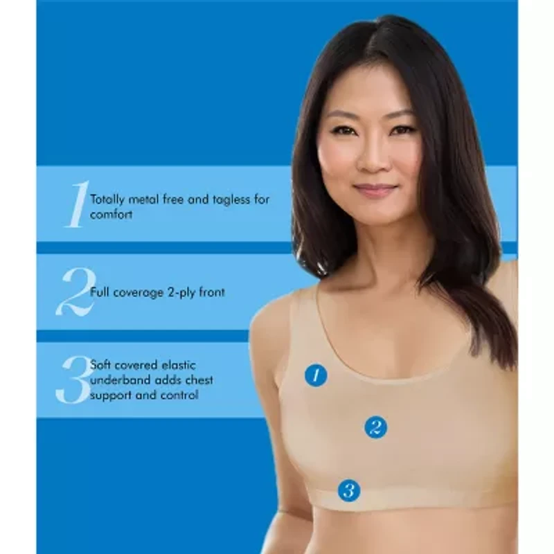 Bestform Tank Style Cotton Comfort Bra 3pk - 5009012PP