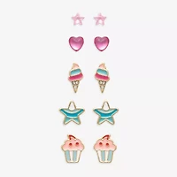 Mixit Girls Hypoallergenic 3 Pair Earring Set