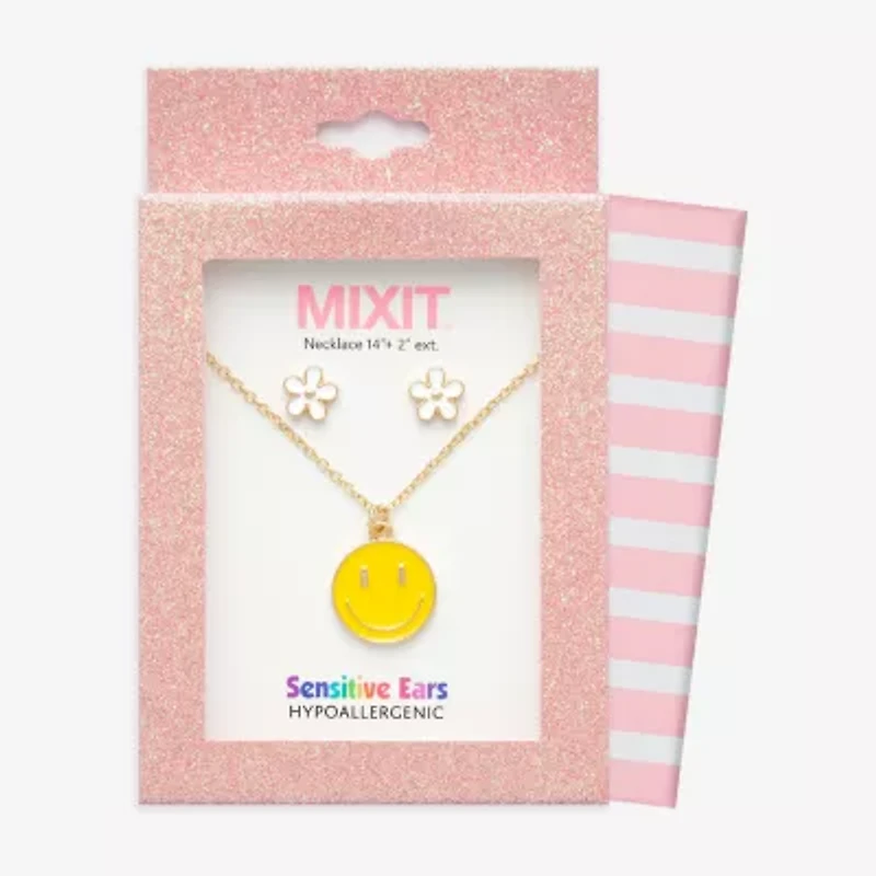 Mixit Girls Flower Hypoallergenic 2-pc. Jewelry Set