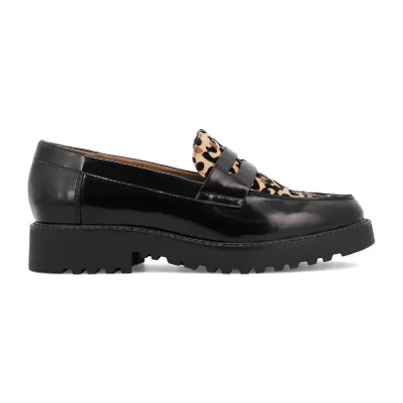 Mia Amore Hali Womens Moc Closed Toe Loafers