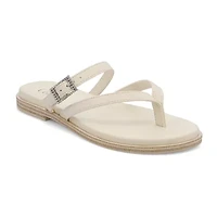 Mia Amore Womens Carrole Flat Sandals
