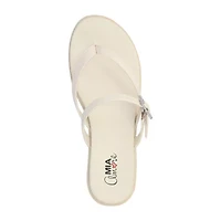Mia Amore Womens Carrole Flat Sandals