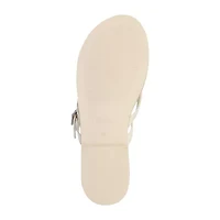 Mia Amore Womens Carrole Flat Sandals