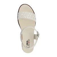Mia Amore Cloudsteppers Womens Lonny Wedge Sandals