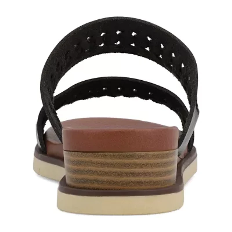 Mia Amore Womens Romaa Flat Sandals