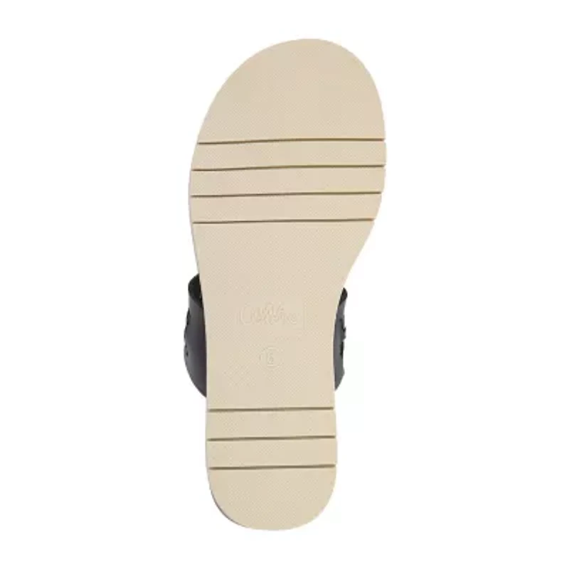 Mia Amore Womens Romaa Flat Sandals
