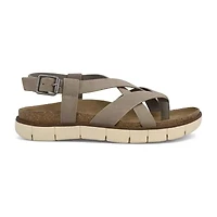 Mia Amore Cloudsteppers Womens Elain Adjustable Strap Flat Sandals