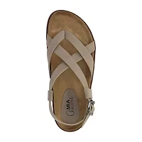 Mia Amore Cloudsteppers Womens Elain Adjustable Strap Flat Sandals