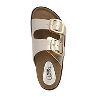 Mia Amore Womens Mylaa Flat Sandals
