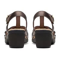 Clarks Womens Emily Rose Heeled Sandals
