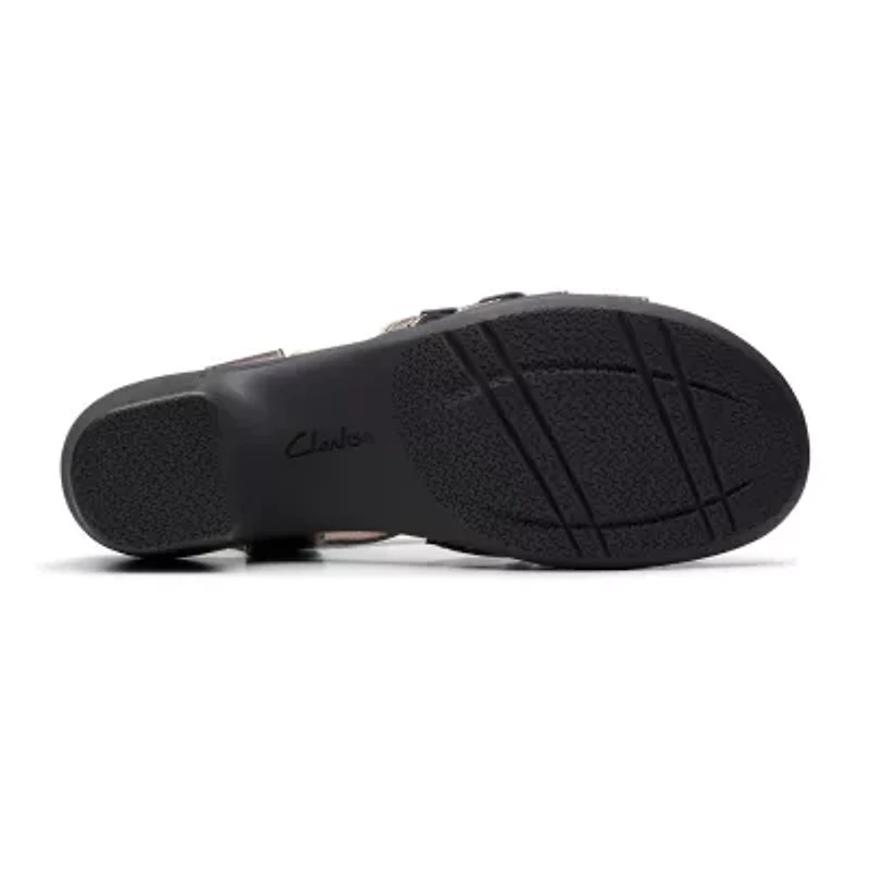 Clarks Womens Emily Rose Heeled Sandals