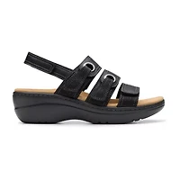 Clarks Womens Merliah Bali Wedge Sandals