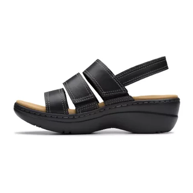 Clarks Womens Merliah Bali Wedge Sandals at Foxvalley Mall in