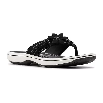Clarks Cloudsteppers Womens Breeze Opal Flip-Flops