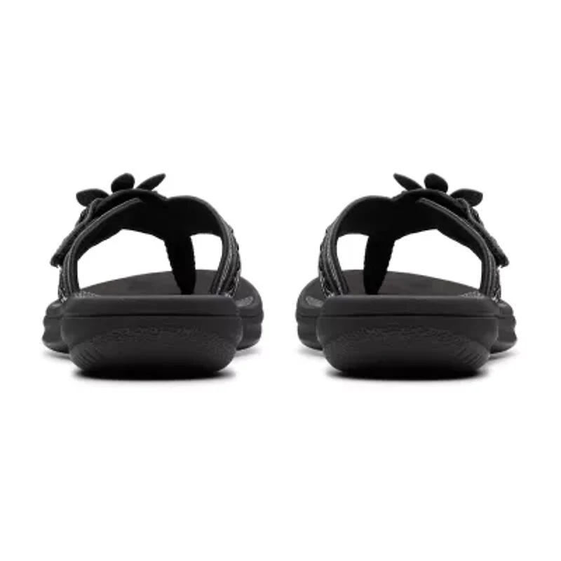 Clarks Cloudsteppers Womens Breeze Opal Flip-Flops