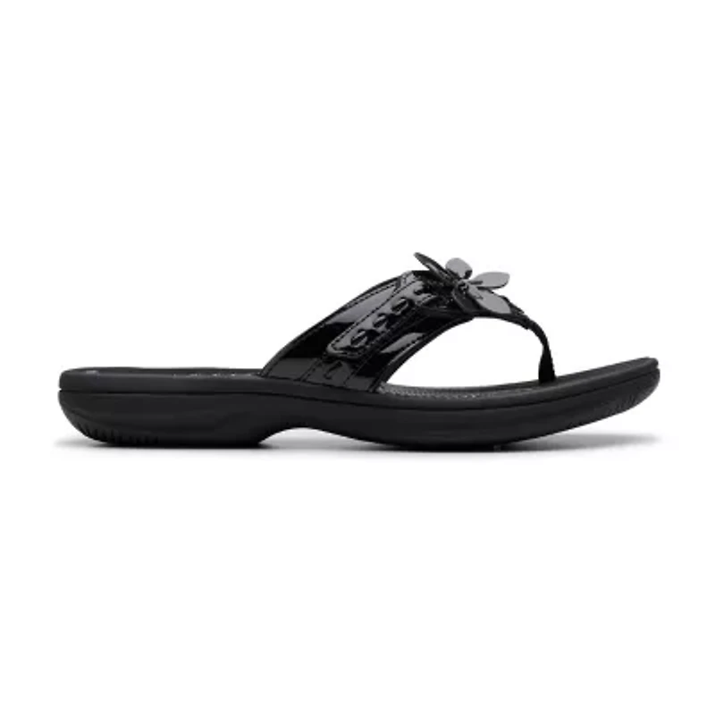 Clarks Cloudsteppers Womens Breeze Opal Flip-Flops