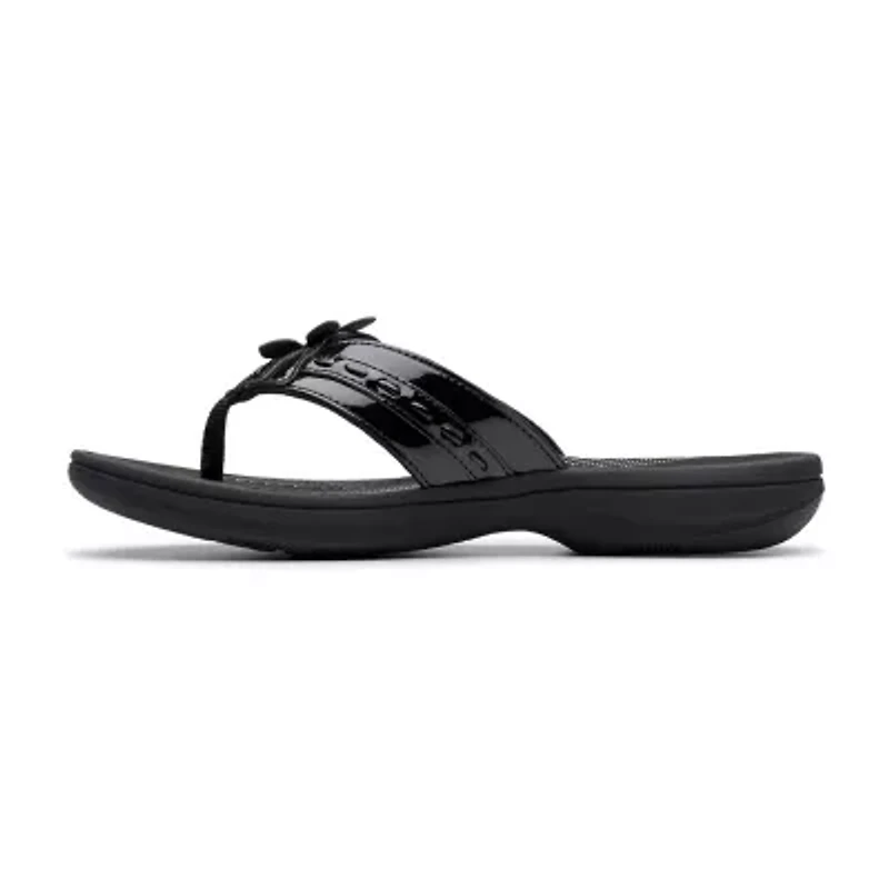 Clarks Cloudsteppers Womens Breeze Opal Flip-Flops
