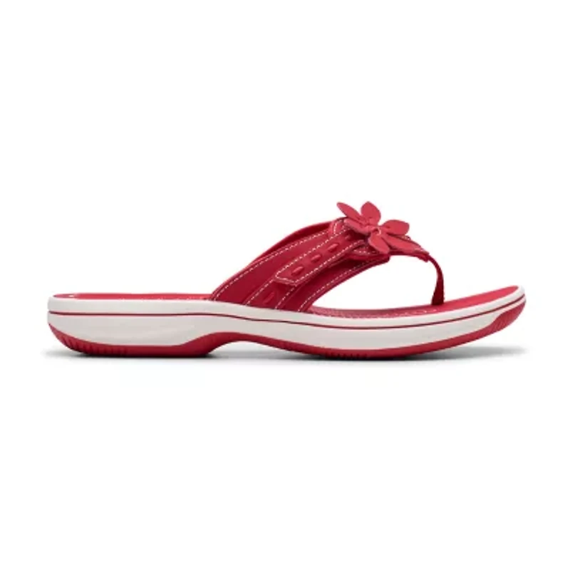 Clarks Cloudsteppers Womens Breeze Opal Flip-Flops