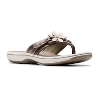 Clarks Cloudsteppers Womens Breeze Opal Flip-Flops