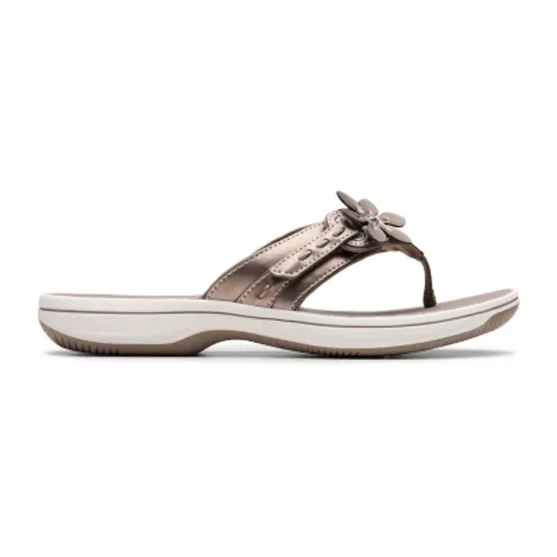 Clarks Cloudsteppers Womens Breeze Opal Flip-Flops