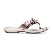 Clarks Cloudsteppers Womens Breeze Opal Flip-Flops