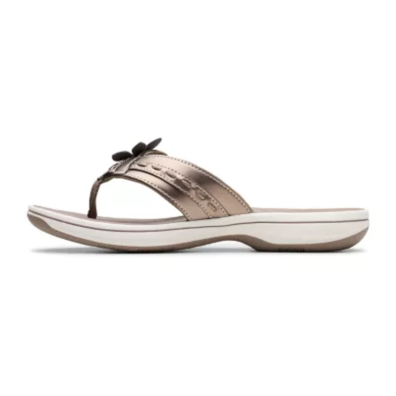 Clarks Cloudsteppers Womens Breeze Opal Flip-Flops