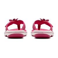 Clarks Cloudsteppers Womens Breeze Opal Flip-Flops