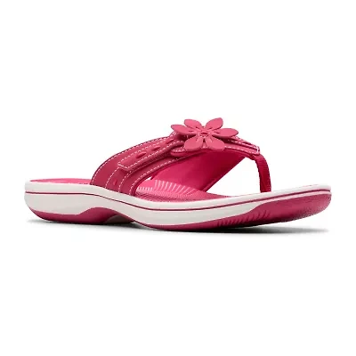 Clarks Cloudsteppers Womens Breeze Opal Flip-Flops