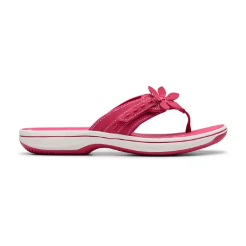 Clarks Cloudsteppers Womens Breeze Opal Flip-Flops