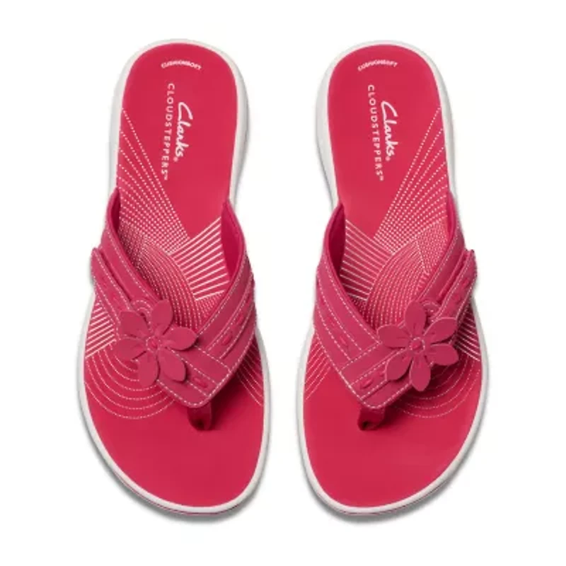 Clarks Cloudsteppers Womens Breeze Opal Flip-Flops