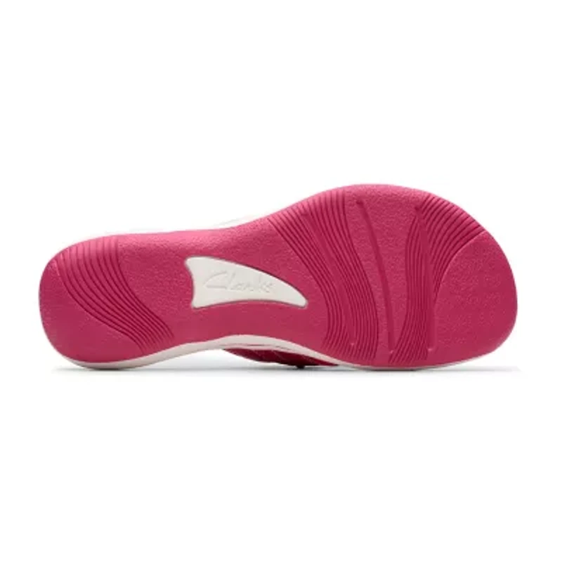 Clarks Cloudsteppers Womens Breeze Opal Flip-Flops
