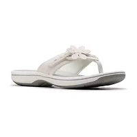 Clarks Cloudsteppers Womens Breeze Opal Flip-Flops