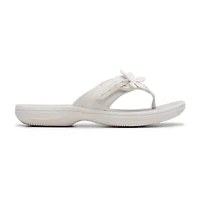 Clarks Cloudsteppers Womens Breeze Opal Flip-Flops