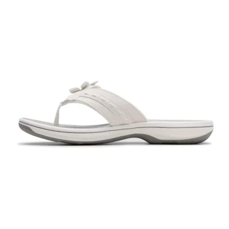 Clarks Cloudsteppers Womens Breeze Opal Flip-Flops