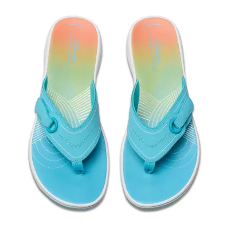 Clarks Cloudsteppers Womens Breeze Reyna Flip-Flops