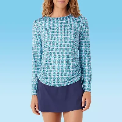 Stella Parker Womens Medallion Crochet Dress Swimsuit Cover-Up