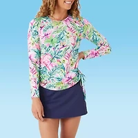 Stella Parker Womens Medallion Crochet Dress Swimsuit Cover-Up