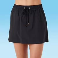 Stella Parker Womens Crochet Skirt Swimsuit Cover-Up