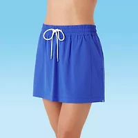 Stella Parker Womens Crochet Skirt Swimsuit Cover-Up