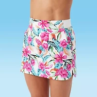 Stella Parker Womens Exotic Crochet Skirt Swimsuit Cover-Up