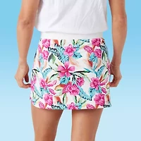 Stella Parker Womens Exotic Crochet Skirt Swimsuit Cover-Up