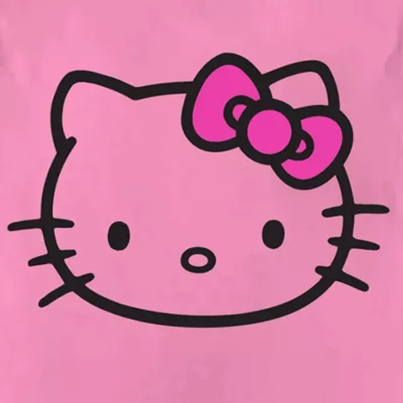 Toddler Girls Crew Neck Long Sleeve Regular Fit Hello Kitty Graphic T-Shirt