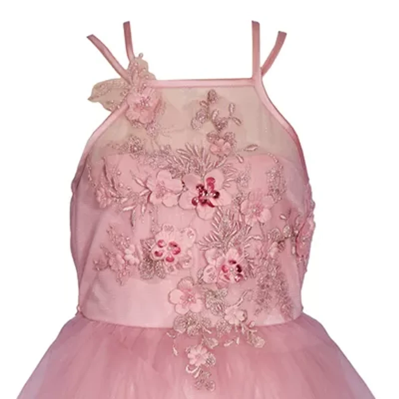 Bonnie Jean Big Kid Girls Sleeveless Flower Girl Fit + Flare Dress