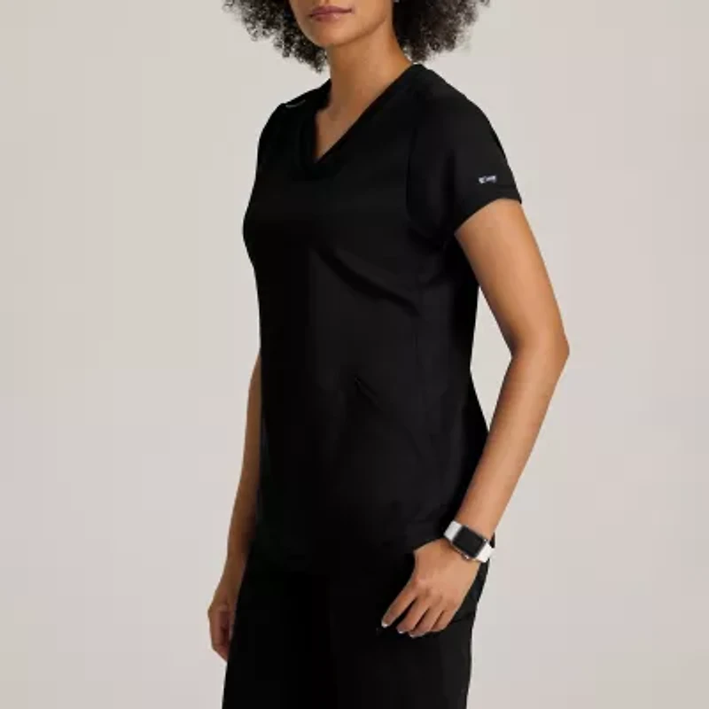 Grey's Anatomy™ by Barco Classic Grt261 Evelyn 3-Pocket Womens V Neck Short Sleeve Moisture Wicking Scrub Top