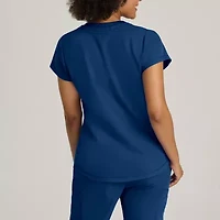 Grey's Anatomy™ by Barco Classic Grt261 Evelyn 3-Pocket Womens V Neck Short Sleeve Moisture Wicking Scrub Top