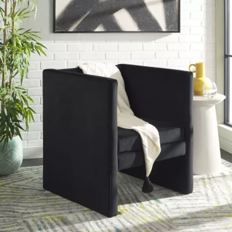 Gisle Upholstered Barrel Chair