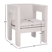 Safavieh Vidar Upholstered Barrel Chair