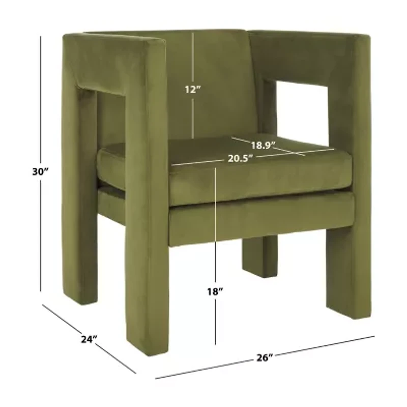 Safavieh Vidar Upholstered Barrel Chair