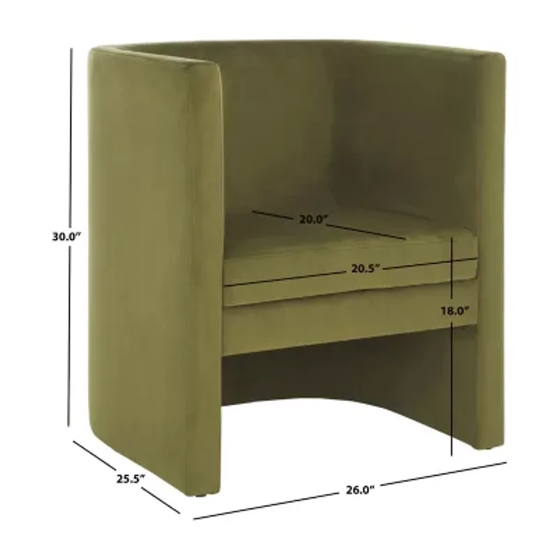 Safavieh Eydis Upholstered Barrel Chair